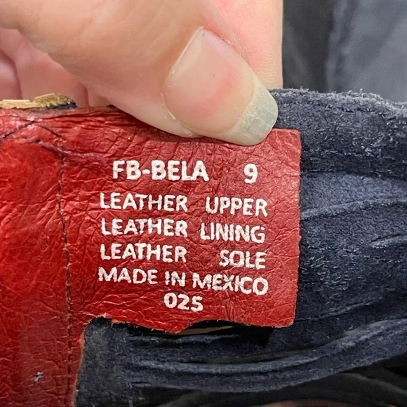 Like New!! FREEBIRD
Bela Navy Multi Leather Sandals - Picture 7 of 8